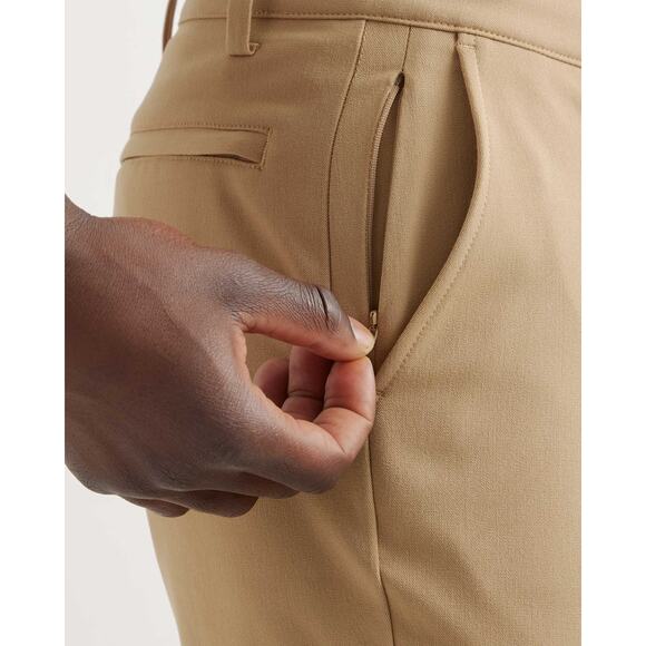 Quince Men's Khaki Ultra Stretch Smart Chino 34 x 32 - Picture 2 of 8